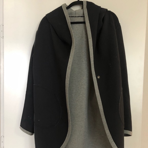 Lululemon City Bound Wrap Jacket Black/Grey - Picture 2 of 6